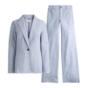 J. Crew Cotton Blend Stretch Pantsuit